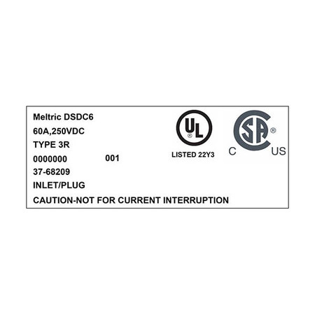 Meltric 37-68209 INLET 37-68209